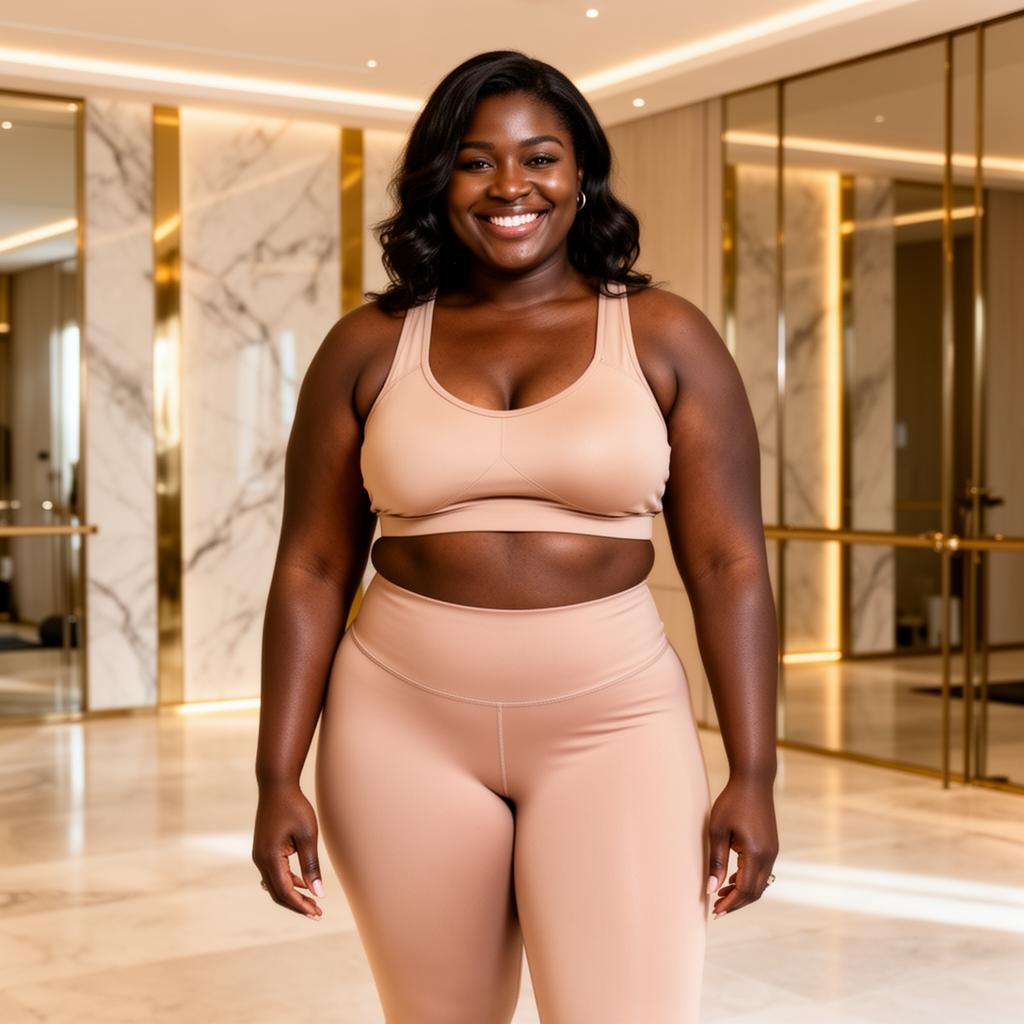 GlamaJ client Sienna after her body transformation